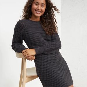 UpWest warm waffle sweater dress. Brand new! Hits just above knees. Cozy & cute!